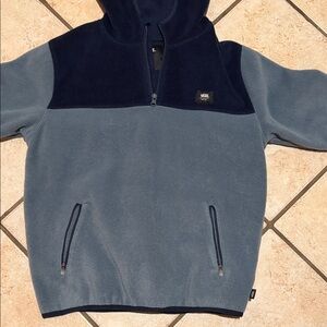 Vans Two-Tone Navy and Slate Fleece Pullover
